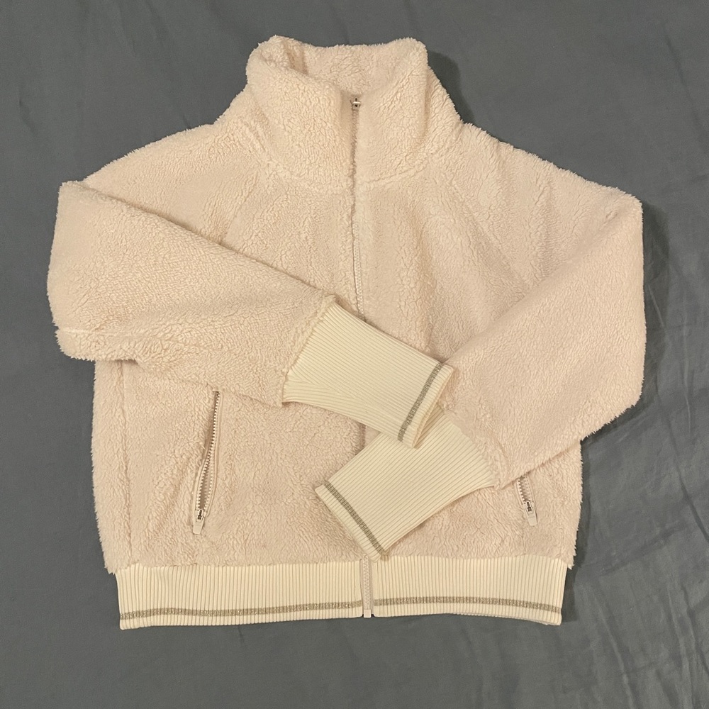 ATHLETA Tugga Sherpa SOFT fleece jacket Sz M